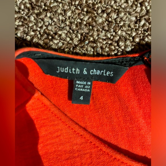 Judith & Charles Coral Dress Size 4 - Picture 2 of 3